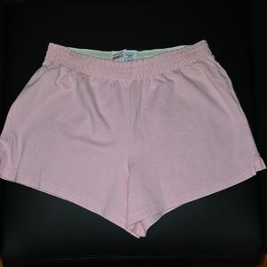 Hot Miami Styles Light Pink Cotton Shorts